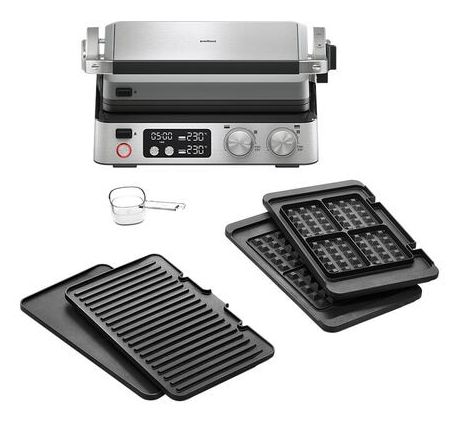 Braun MultiGrill 7 CG7044 Contactgrill - Zwart/RVS