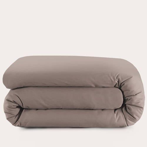 NOUS Kids basis dekbedovertrek ledikant - taupe (100x135 cm)