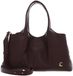 Coccinelle Leren handtas schoudertas Nell Handbag Grained Leather Berry donkerpaars