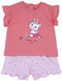 Chicco Outfit Vrouwen Lange mouw Roze Katoen 9-12 mnd Casual