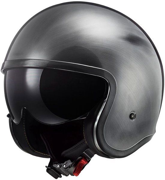 LS2 OF599 Spitfire II Jeans Titanium Jethelm - Helm