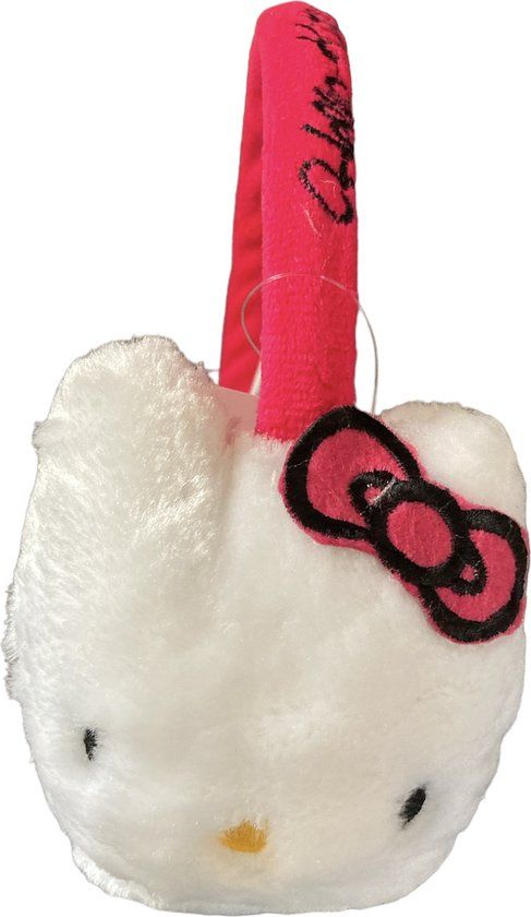Hello Kitty oorwarmers - wit/roze - One size - Kinderen