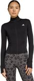 Adidas Performance Optime Essentials Jack Met Lange Ritssluiting - Dames - Zwart