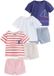 Next - Jongens - Tops en shorts babyset 6 -delig - Blauw