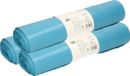 Papstar 75x stuks afvalzakken/vuilniszakken - 120 liter - blauw - containerzakken