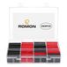 Romon 200 stuks krimpkous 45 mm voor elektrische kabels met waterdichte lijm - Heat Shrink Tubing voor kabels, solderen, reparaties (7 maten)