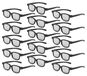 Lunettes 3D polarisées circulaires, 15 pièces