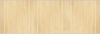 vidaXL - Vloerkleed - rechthoekig - 100x300 cm - bamboe - lichtnaturel