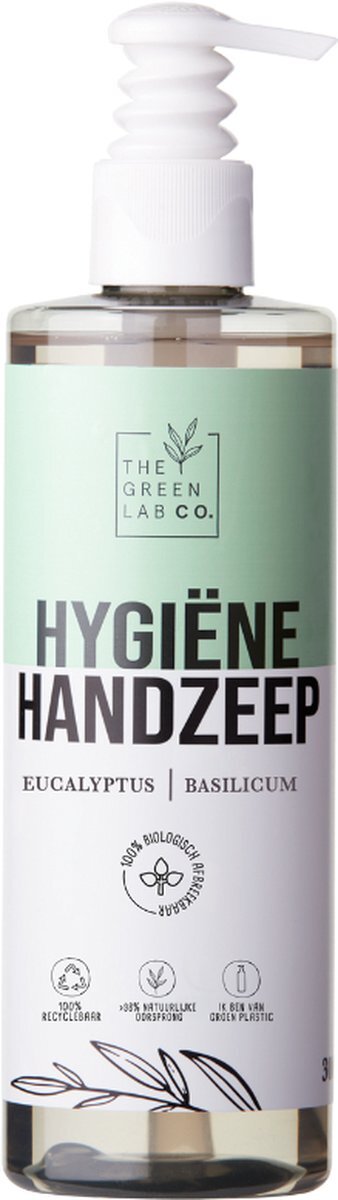 The Green Lab Co. Vloeibare Handzeep 300ml - Eucalyptus & Basilicum