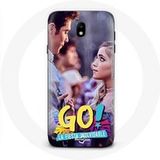 Maniacase Etui voor Samsung Galaxy j7 2017 Poursuis Tes Rêves Mía Cáceres et Álvaro Paz Go! vive a tu manera