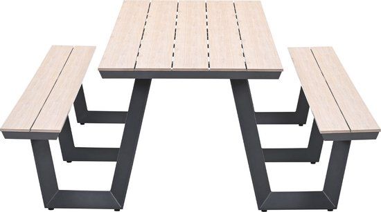 Garden Impressions Sarria Picknick Set - 280x178cm - Dark Grey