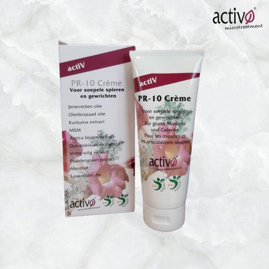 PR-10 Crème activO - 100ml - Voor Soepele Spieren en Gewrichten - Microplastic FREE
