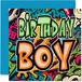 Leuke Steet Art Graffiti Boy Leuke verjaardagskaarten voor mannen jongens hem - Happy Birthday-kaart voor vader broer zoon oom neef neef bestie werk collega, 145 mm x 145 mm