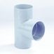 DYKA T-stuk 2x mof 1x spie 90° PVC grijs keurmerk BRL2012 80mm