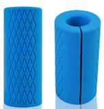 Poignées de barre antidérapantes - Poignées en silicone - Poignée de barre longue - Développement musculaire - Durable - Léger 10x5 cm - Haltérophilie