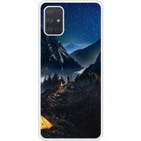 Samsung Galaxy A71 Seul en montagne Verstevigd hoesje met sublimatie bedrukking