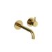 Hotbath Cobber afbouwdeel wastafelkraan - voorsprong 18cm - PVD - geborsteld messing (goud) CB105EXT18BBP