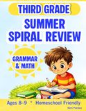 3rd Grade Spiral Review Workbook: Daily Math & Language Practice | 160 Days of Skill Review | Ideal for Summer Review or Year-Round Learning