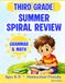 3rd Grade Spiral Review Workbook: Daily Math & Language Practice | 160 Days of Skill Review | Ideal for Summer Review or Year-Round Learning
