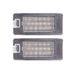Set AUTO-STYLE Set LED Nummerplaatverlichting compatibel met Fiat 500X (6X) 2018-2022 / 500X (7X) 2021- / 500e 2020- / Abarth 500 EV 2023- & Alfa Romeo Tonale 2022-