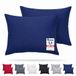 Komfortec Set van 2 Premium Kussenslopen 40x60 cm - Superzachte Kussenhoes – 100% - Geborsteld Mikrovezel 90g/m² - Blauw
