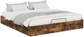 vidaXL Ottoman Bedframe Gerookt eiken 160 x 200 cm