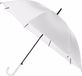 Merkloos / Sans marque Makito Western Europe Automatische paraplu - 4x - wit - dia 107 cm - 82 cm lang - regen - polyester/metaal