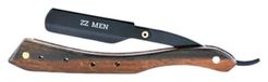 ZZ Marineblauw Houten Handvat Bruin