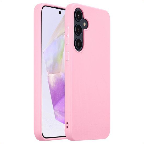 imoshion Hoesje - Geschikt voor Samsung Galaxy A35 - Color Backcover - Bubblegum Pink