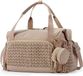 ZenithVibe Sac à dos, grande capacité, sac à couches multifonctionnel pour le voyage pour parents, confortable et pratique, couleur camel