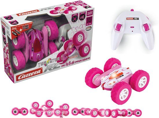 Carrera RC Mini Turnator Roze 2.4GHz 1:24