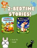 Bedtime Stories! "Freddy The Fox" "Oliver The Rabbit Adventures" Paperback