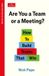 Are Economist Edge Are You a Team or a Meeting?