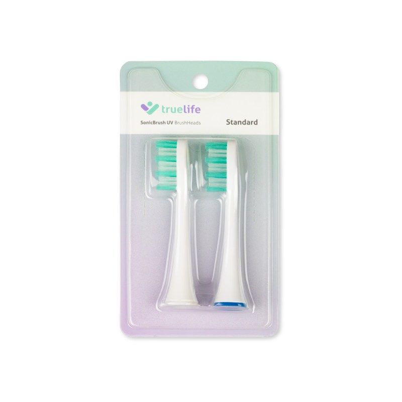TrueLife SonicBrush UV - Standard Duo Pack - White - 2 Brush Heads