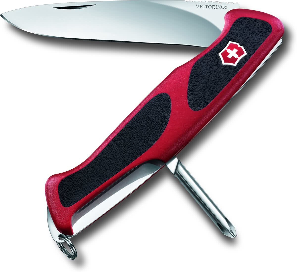 Victorinox RangerGrip 53 - Zakmes - 5 Functies - Rood/Zwart