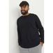 JACK & JONES PLUS SIZE pullover fijn gebreid Plus Size zwart