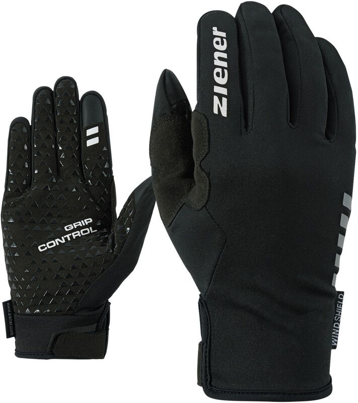Ziener Cornelis Touch Long Bike Gloves, black