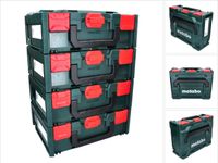 Metabo metaBOX 145 set 4x systeemgereedschapskoffer stapelbaar 396 x 296 x 145 mm - zonder inzetstuk