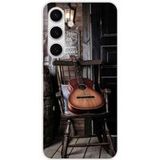 Samsung Galaxy S25 Siliconen hoesje - ontwerp guitare