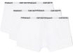 Emporio Armani Boxers - Trunks met Logo Band 3-Pack Wit