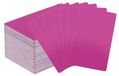 200 cartes en métal, violet, 86x54x0,4 mm, adaptées à la gravure laser