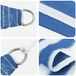 Maison Exclusive Voile d'Ombre Rectangulaire 3 x 4,5 m HDPE Bleu et Blanc