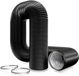 Merkloos PromoHome Flexibele PVC Afvoerslang 6m Zwart 100mm