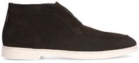 Manfield - Heren - Bruine suède chelsea boots - Maat 44
