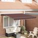 Maison Exclusive - Parasol manuel, 3 x 2,5 mètre, brun, 100% polyester