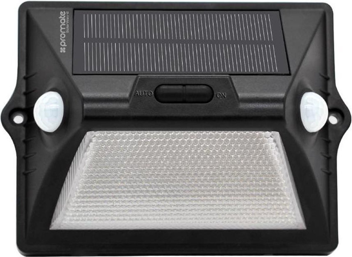 Promate SolarLamp-2 Super heldere LED-campinglamp met snel oplaadbaar zonnepaneel en ingebouwde powerbank