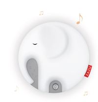 Zazu veilleuse respiratoire et boîte à musique | Emmy l'éléphant - Blanc