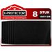 Meubilair X-Protector Meubilair Pads Vloerbeschermers 8 stk Vilten Vellen 15x11 cm