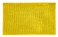 WENKO Badmat chenille, wasbaar, anti-slip mat voor een veilige stand in de badkamer, zachte hoogpolige badmat van 100% polyester, sneldrogend en hygiënisch, 50 x 80 cm, geel