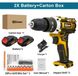Batterie Perceuse-visseuse sans fil - Mini perceuse/visseuse sans fil - 18V lithium-ion - couple 28Nm - 1350 tr/min - 25+3 réglages de couple - 2 batteries, type 5
